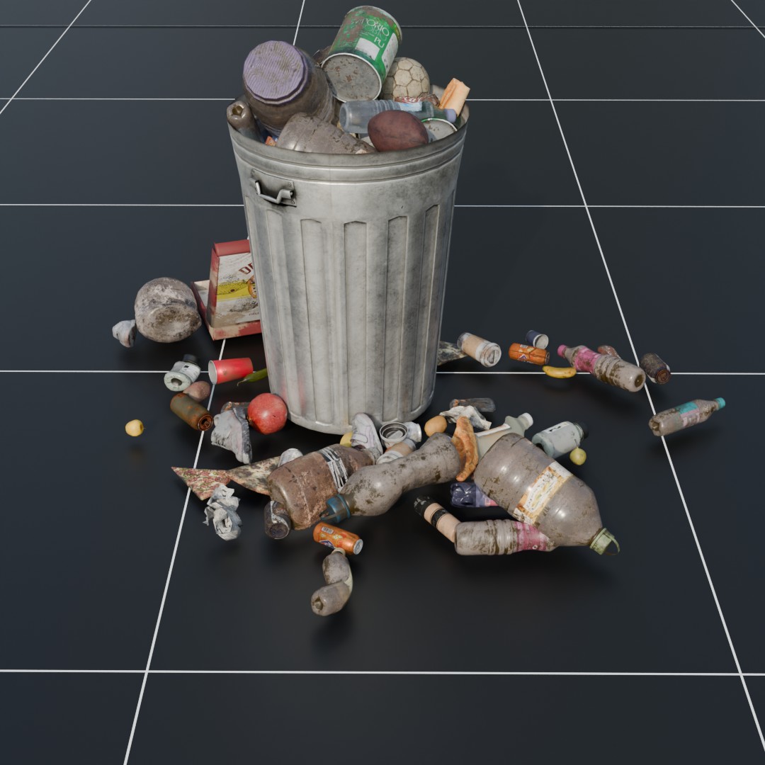 Trash Can Set_V1
